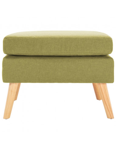 Poggiapiedi Verde in Tessuto