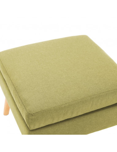 Poggiapiedi Verde in Tessuto
