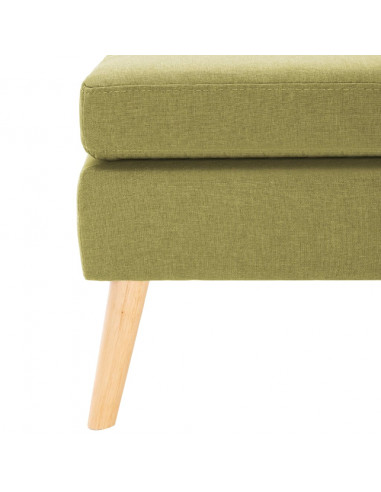 Poggiapiedi Verde in Tessuto