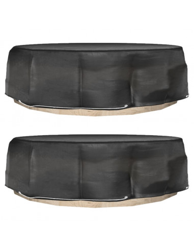 Coperture Divani Isola 2pz con 8 Occhielli Ø188x50 cm Rotonde