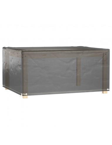 Copri Mobili Giardino 2pz 8 Occhielli 160x120x75cm Rettangolare