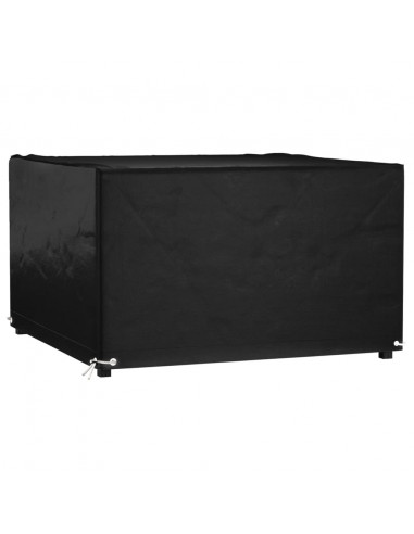 Copertura Mobili da Giardino 8 Occhielli 132x132x80cm Quadrata