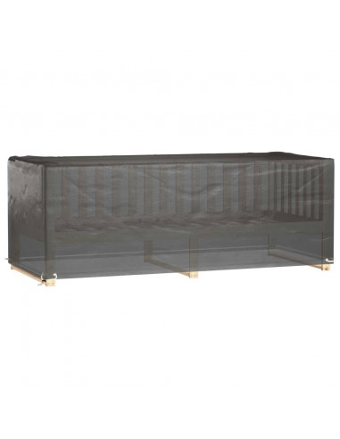 Copri Mobili Giardino 2pz 8 Occhielli 192x82x65cm Rettangolare