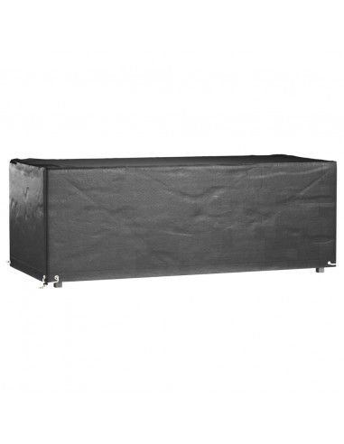 Copri Mobili Giardino 2pz 8 Occhielli 192x82x65cm Rettangolare
