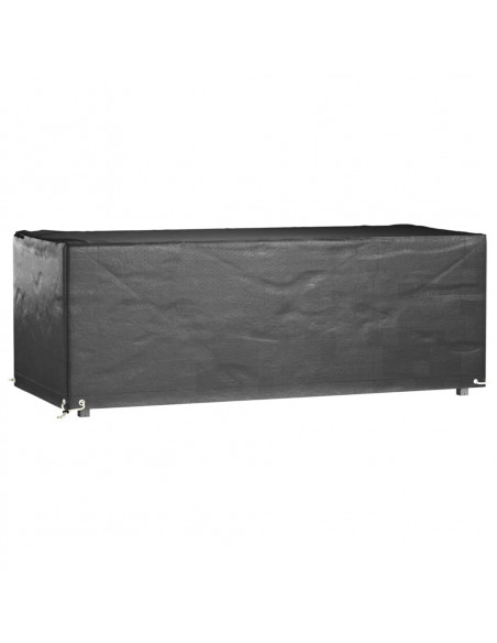 Copri Mobili Giardino 2pz 8 Occhielli 192x82x65cm Rettangolare