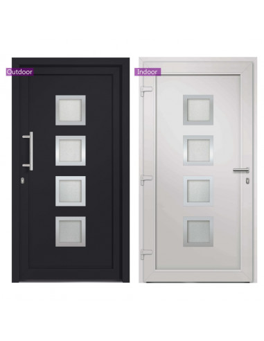 Porta di Ingresso Antracite 98x190 cm