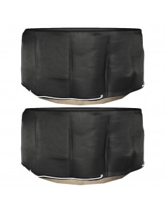 Coperture Mobili da Giardino 2pz 10 Occhielli Ø230x90cm Rotonde 2