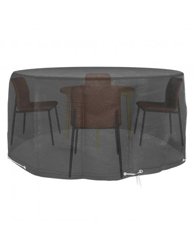 Coperture Mobili da Giardino 2pz 10 Occhielli Ø230x90cm Rotonde