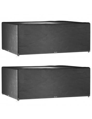 Copri Mobili Giardino 2pz 16 Occhielli 300x250x90cm Rettangolo