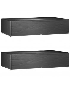 Copri Mobili Giardino 2pz 12 Occhielli 315x180x75cm Rettangolo 2