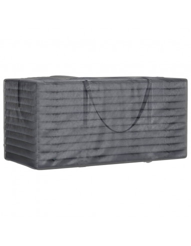 Borsa Porta Cuscini da Giardino Nera 150x75x75 cm Polietilene