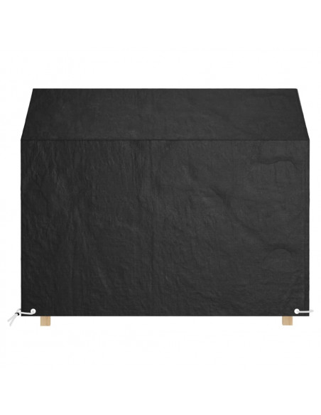 Copri Panca da Giardino 8 Occhielli 160x70x70/88 cm Polietilene