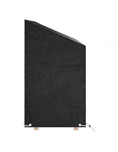 Copri Panca da Giardino 8 Occhielli 160x70x70/88 cm Polietilene