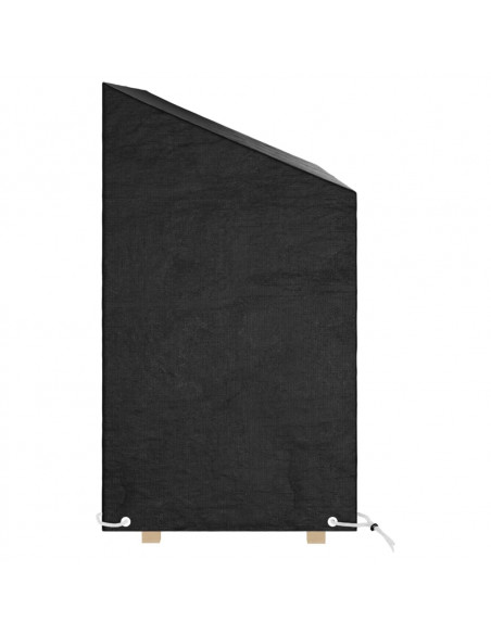 Copri Panca da Giardino 8 Occhielli 160x70x70/88 cm Polietilene