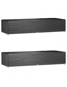 Coperture per Sdraio 2pz 12 Occhielli 205x75x40 cm Polietilene 2