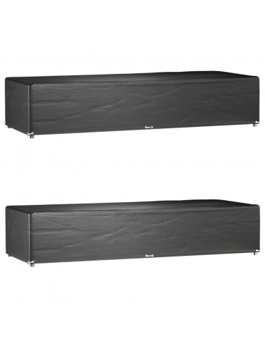 Coperture per Sdraio 2pz 12 Occhielli 205x75x40 cm Polietilene