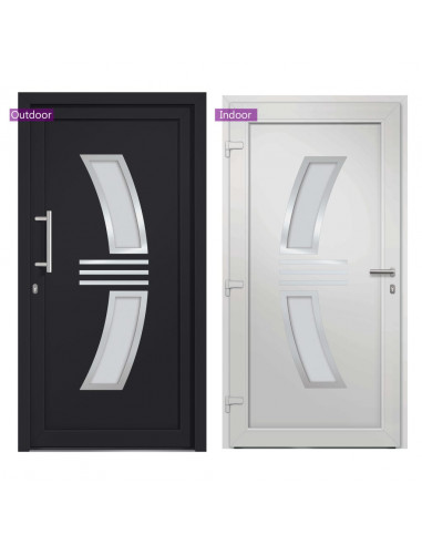 Porta di Ingresso Antracite 88x200 cm