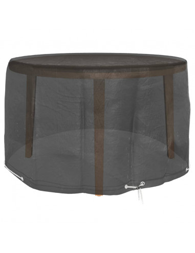 Copertura Mobili da Giardino con 6 Occhielli Ø125x75 cm Rotonda
