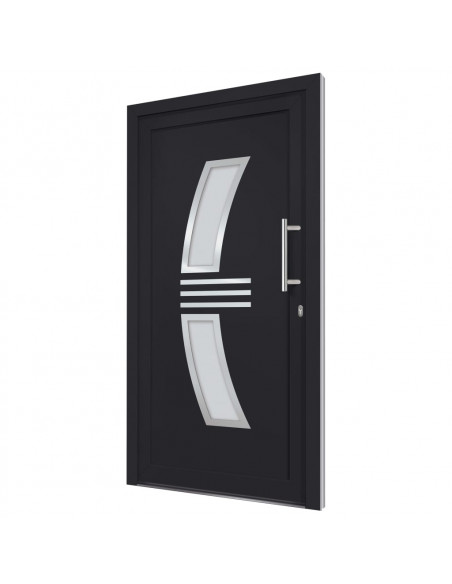 Porta di Ingresso Antracite 108x208 cm