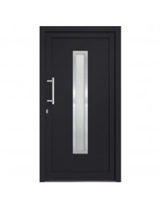 Porta di Ingresso Antracite 98x190 cm 2