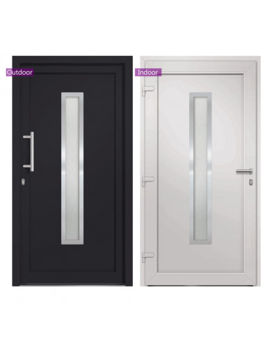 Porta di Ingresso Antracite 98x190 cm