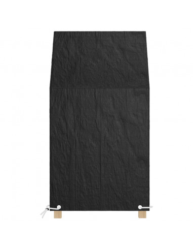 Copri Sedia da Giardino 8 Occhielli 65x65x80/120 cm Polietilene