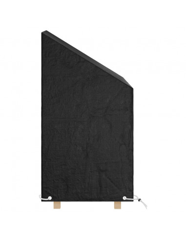 Copri Sedia da Giardino 8 Occhielli 65x65x80/120 cm Polietilene