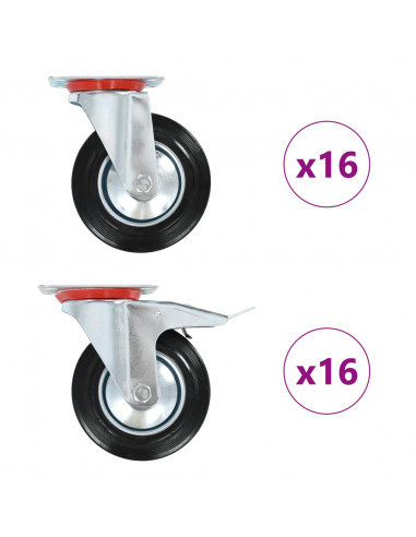 Ruote Girevoli 32 pz 160 mm