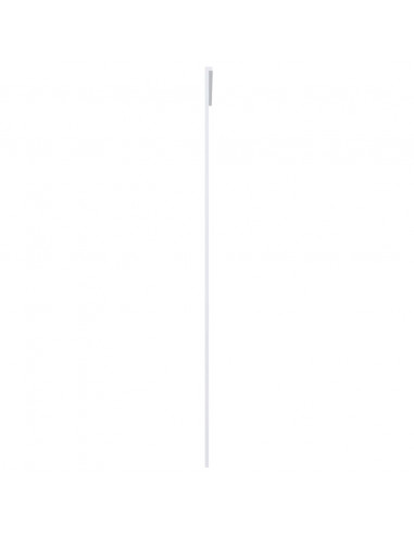 Porta Scorrevole in Vetro ESG e Alluminio 102,5x205 cm Bianca