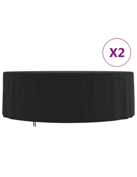 Coperture per Mobili da Giardino 2pz Ø 244x71 cm 420D Oxford