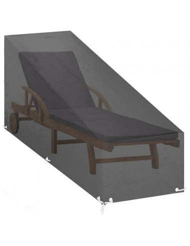 Copertura per Sdraio 12 Occhielli 200x65x35/60cm in Polietilene