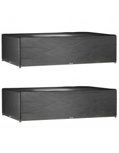 Copri Mobili Giardino 2pz 16 Occhielli 325x205x90cm Rettangolo 2