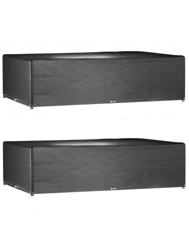 Copri Mobili Giardino 2pz 16 Occhielli 325x205x90cm Rettangolo
