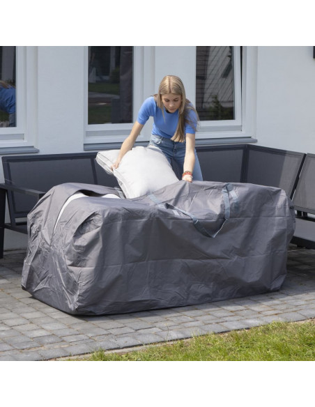 Madison Telo di Copertura per Cuscini da Esterno 175x80x60 cm Grigio