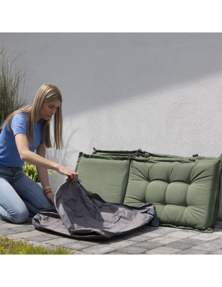 Madison Telo di Copertura per Cuscini da Esterno 175x80x60 cm Grigio