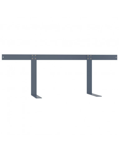 Schienale per Divano a Pallet Grigio Chiaro 110 cm in Ferro