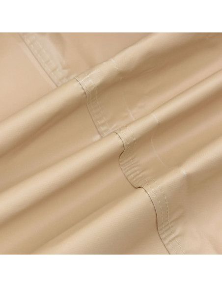Copertura Mobili Giardino Rotonda Beige Ø 244x71 cm 600D Oxford