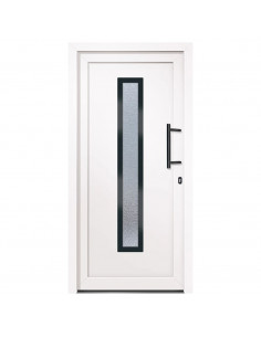 Porta Ingresso Bianca 98x200 cm in PVC 2