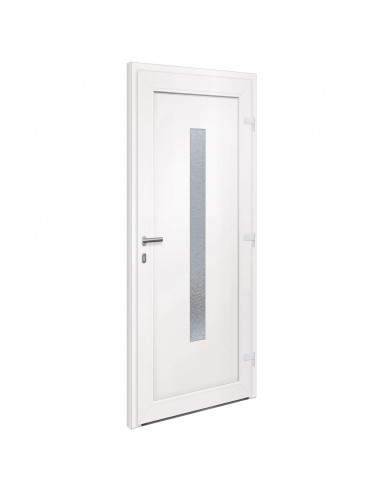 Porta Ingresso Antracite 88x200 cm in PVC