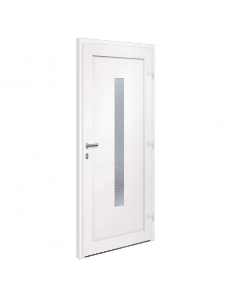 Porta Ingresso Antracite 88x200 cm in PVC