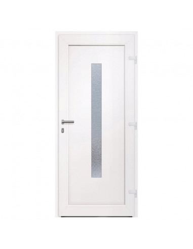 Porta Ingresso Antracite 88x200 cm in PVC