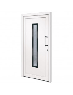 Porta Ingresso Bianca 108x208 cm in PVC 2