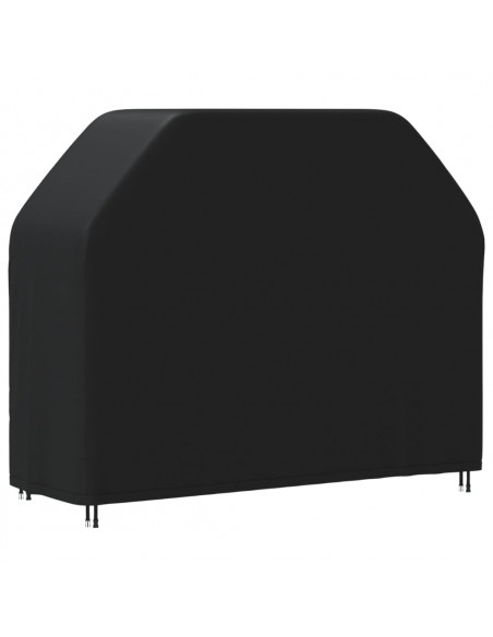 Copertura per Barbecue 162x61x122 cm Nera 420D Oxford