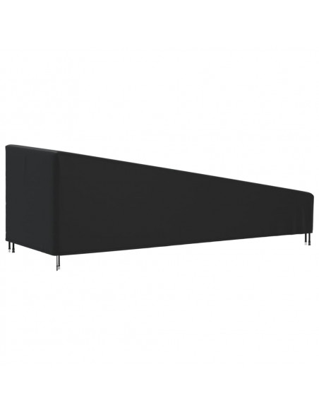 Copertura per Sdraio Nera 203x81x25/63 cm 420D Oxford