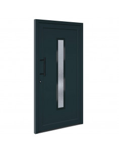 Porta Ingresso Antracite 108x200 cm in PVC 2