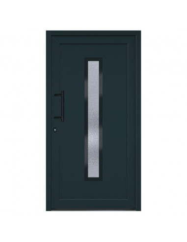 Porta Ingresso Antracite 108x200 cm in PVC