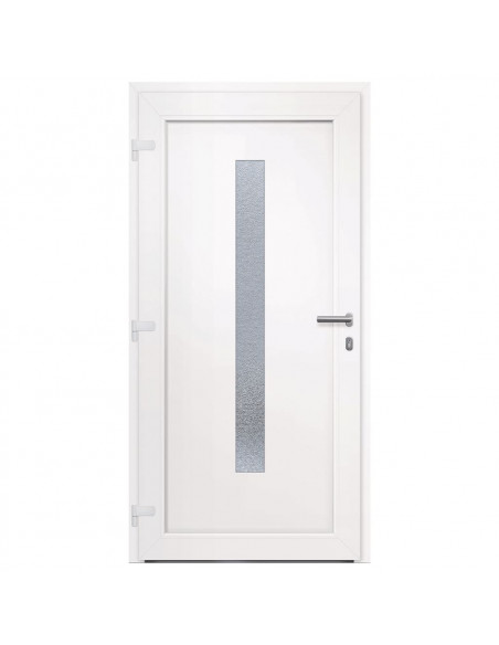 Porta Ingresso Antracite 108x200 cm in PVC
