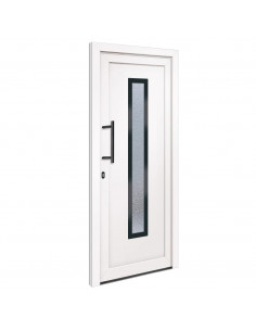 Porta Ingresso Bianca 108x200 cm in PVC 2