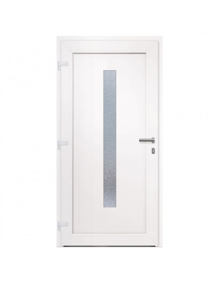 Porta Ingresso Bianca 108x200 cm in PVC