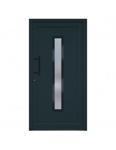 Porta Ingresso Antracite 108x208 cm in PVC 2